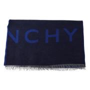 Givenchy Ull-Silke Scarf Blue, Unisex