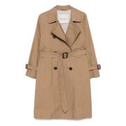 Max Mara Vår Kamel Trenchcoat Brown, Dam