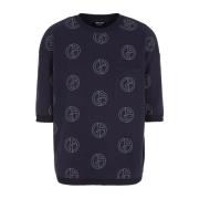 Giorgio Armani Stilren Fbwf Sweatshirt Blue, Herr