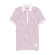 Thom Browne MultiColour Polo Klänning med Logo Patch Multicolor, Dam