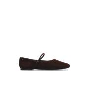 Tory Burch Suede ballet flats Mary Jane Brown, Dam