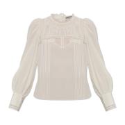 Zadig & Voltaire Top Thena Beige, Dam