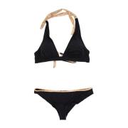 Alviero Martini 1a Classe Spets Dam Bikini Set Black, Dam