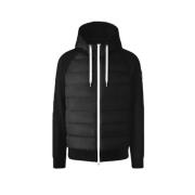 Canada Goose Svart HyBridge® Huron Hoodie med dragkedja Black, Herr