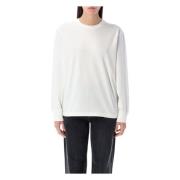 T by Alexander Wang Vit Puff Logo T-shirt White, Dam