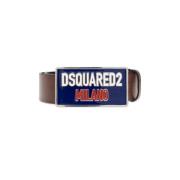 Dsquared2 Läderbälte Brown, Herr