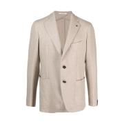 Tagliatore Beige Ullblandning Blazer Beige, Herr