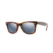 Ray-Ban Fyrkantiga solglasögon i acetat med UV-skydd Brown, Unisex