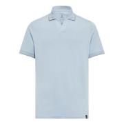 Boggi Milano Högpresterande Piqué-polo Blue, Herr