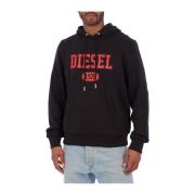 Diesel Urban Huva Tröja Black, Herr