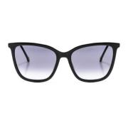 Carolina Herrera Fyrkantiga Acetat Solglasögon Black, Dam