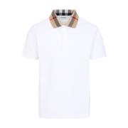 Burberry Vit T-shirt Herrmode Stil White, Herr