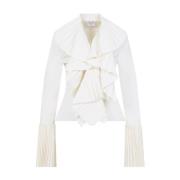 Alexander McQueen Vit Elegant Skjorta för Kvinnor White, Dam