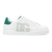 Dolce & Gabbana Vita Smaragd Sneakers Portofino Light Aw24 White, Herr