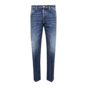 Dsquared2 Klassiska Denimbyxor med Fem Fickor Blue, Herr