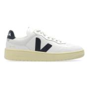 Veja Vita Nautiska Lädersneakers White, Dam