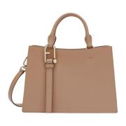 Furla Nuvola Tote M Beige, Dam