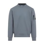 C.P. Company Grå Sweatshirt med Dragkedjeficka Gray, Herr