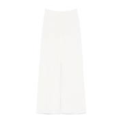 Ermanno Scervino Stickade byxor för kvinnor White, Dam