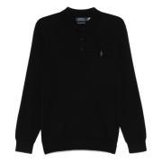 Polo Ralph Lauren Svart Pullover Tröja Black, Herr