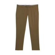 Brooks Brothers Mörk Militär Slim Fit Dubbel Twisted Bomull Chinos Gre...