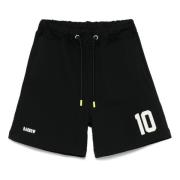 Barrow Svarta Sweatshorts för Män Black, Herr