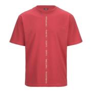 K-Way Identitetsbokstäver Jersey T-shirt Red, Herr