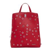 Desigual Stilfull Damryggsäckssamling Red, Dam