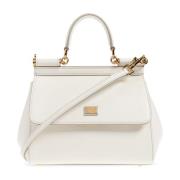 Dolce & Gabbana Handväska 'Sicily Medium' White, Dam