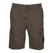 Stone Island Gröna Avslappnade Shorts Green, Herr