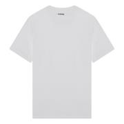 Jil Sander Kortärmad rund hals T-shirt White, Herr