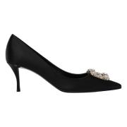 Roger Vivier Mediumklackade pumps Black, Dam