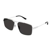 Balenciaga Bb0418Sk 002 Sunglasses Gray, Herr