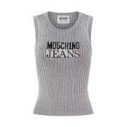 Moschino Stiliga Sweaters Kollektion Gray, Dam