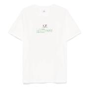 C.p. Company Vita T-shirts och Polos White, Herr