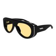 Bottega Veneta Bv1362S 005 Sunglasses Black, Unisex