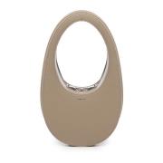 Coperni Modern Oval Miniväska i Beige Beige, Dam