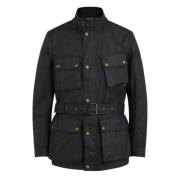 Belstaff Svarta Trialmaster Kappor Black, Herr