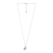 Dansk Copenhagen Elegant Double Drop Necklace Gray, Dam