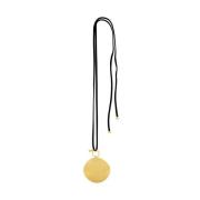 Dansk Copenhagen Lyxig Dot Suede Halsband Yellow, Dam