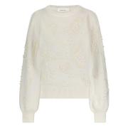 FABIENNE CHAPOT Edo Pullover White, Dam