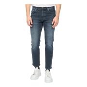 Hugo Boss Blå Slim Fit Jeans Blue, Herr