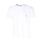 Dondup Vit Regular Fit T-shirt White, Herr