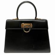 Salvatore Ferragamo Pre-owned Pre-owned Laeder handvskor Black, Dam