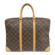 Louis Vuitton Vintage Pre-owned Canvas portfljer Brown, Herr