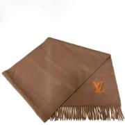 Louis Vuitton Vintage Pre-owned Kashmir sjalar Brown, Dam