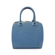 Louis Vuitton Vintage Pre-owned Laeder louis-vuitton-vskor Blue, Dam