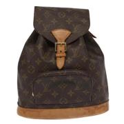 Louis Vuitton Vintage Pre-owned Canvas ryggsckar Brown, Dam