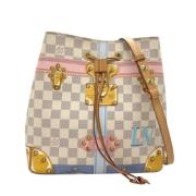 Louis Vuitton Vintage Pre-owned Canvas louis-vuitton-vskor White, Dam