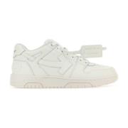 Off White Vita Läder Sneakers White, Herr